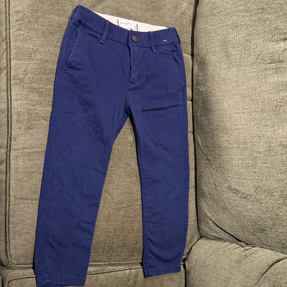 Kids Navy Chino Pants
